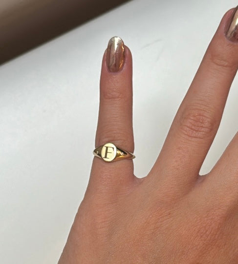 Initial Pinky Ring