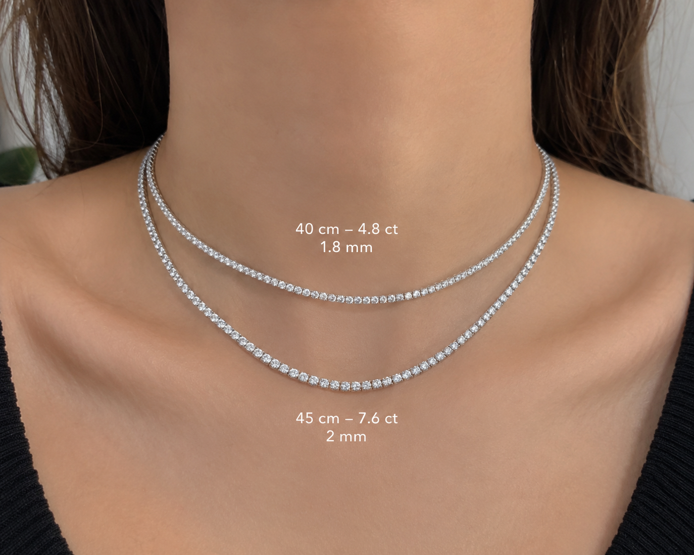 Tennis Necklace 4.8 CT