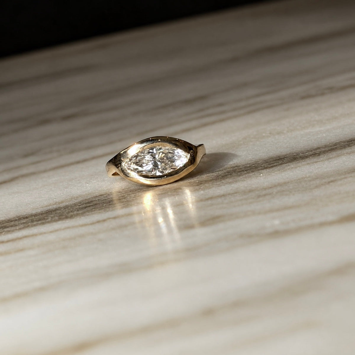 Marquise Pinky Ring