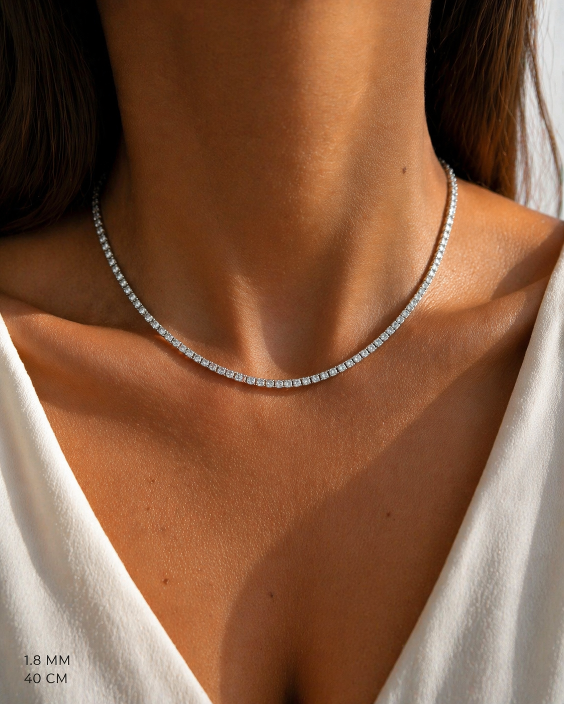 Tennis Necklace 4.8 CT