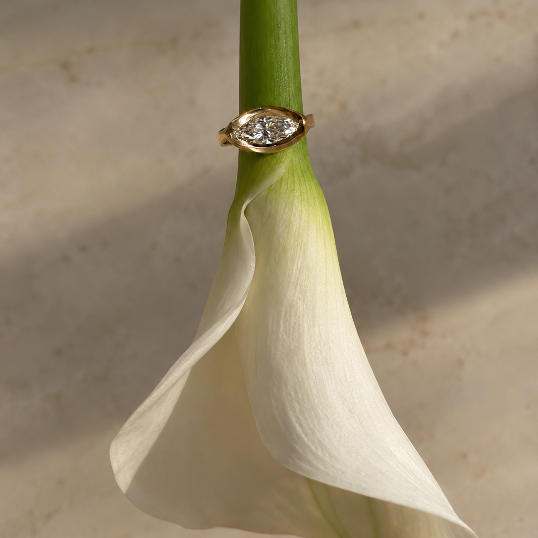 Marquise Pinky Ring