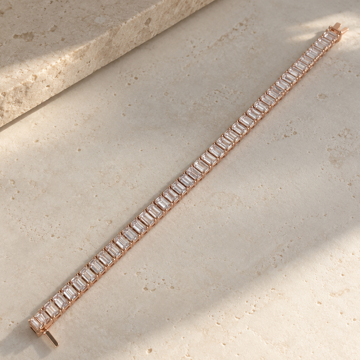 Emerald Cut Tennis Bracelet