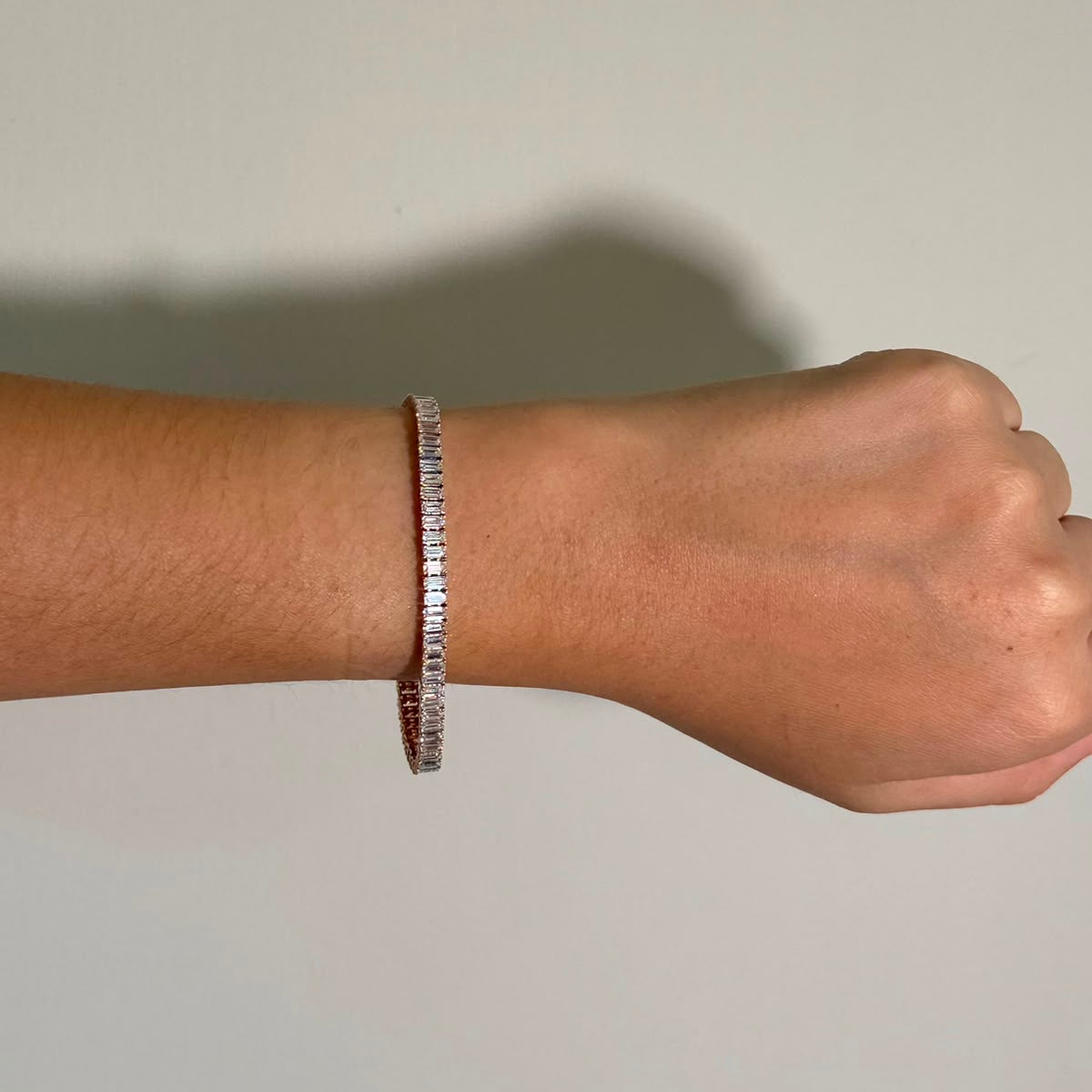 Emerald Cut Tennis Bracelet
